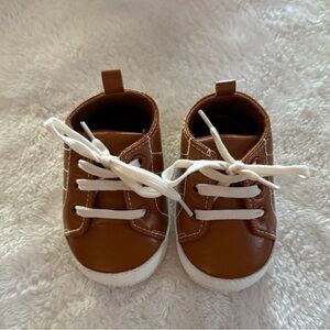 Brown Leather Baby Shoes